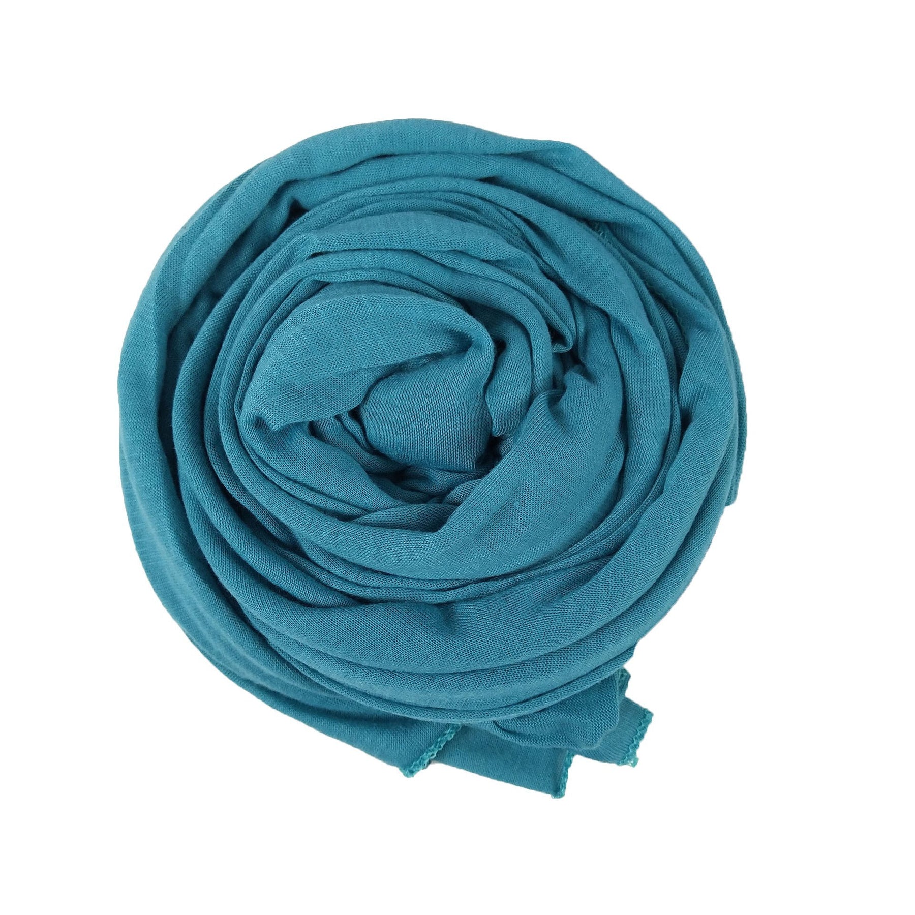 YS007 Gorro con bufanda de color liso modal