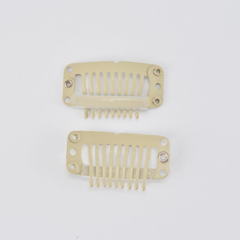JH00088 Wig clip 9 teeth hijab stainless steel accessories(MOQ:10000)