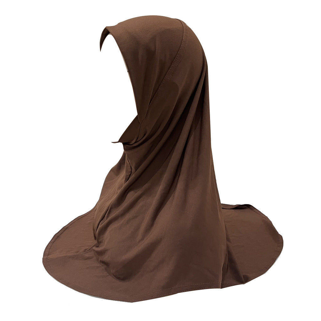 H304  good fabric triangular shape chin hijab for kids 5-10 years old size S Child - MinYang Fashion Apparel Accessory Manufacturer