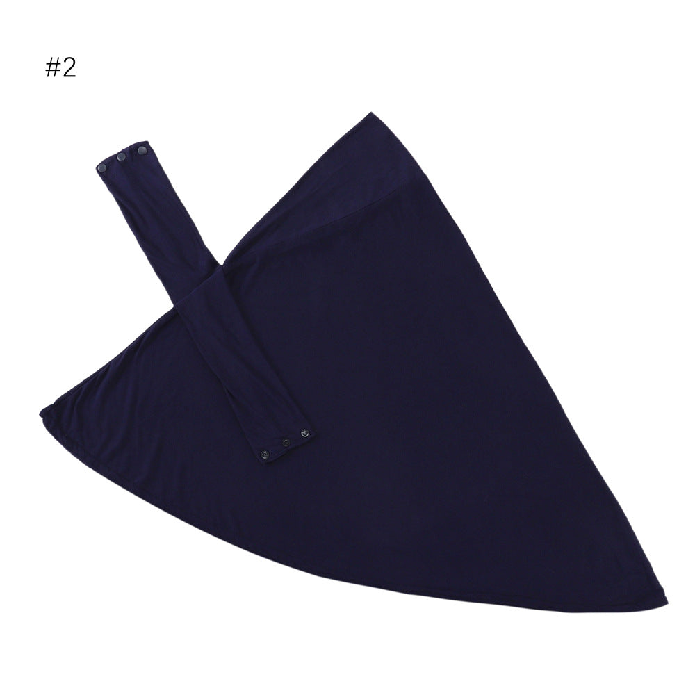 YZ77 Breathable Modal High Elasticity Undercap with Adjustable Strap and Button