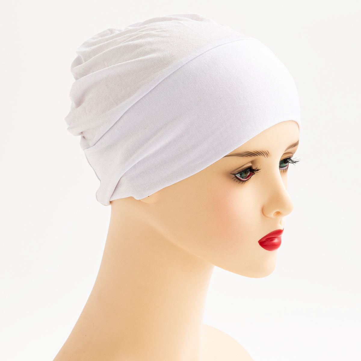 QY002 Pañuelo para la cabeza para mujer, gorro de algodón mercerizado, gorro musulmán