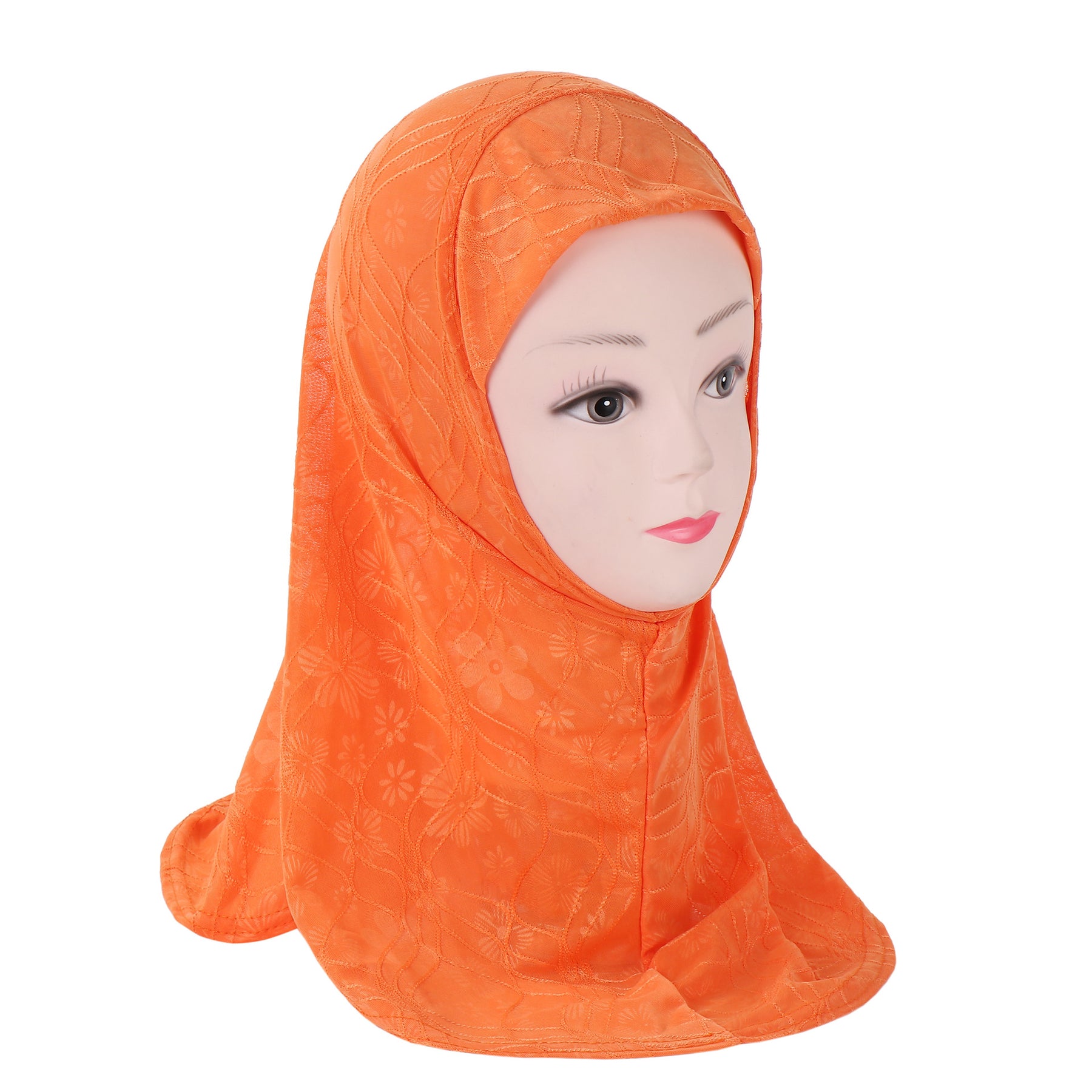 H363 Beautiful scarf cap for little girls aged 2-6 child