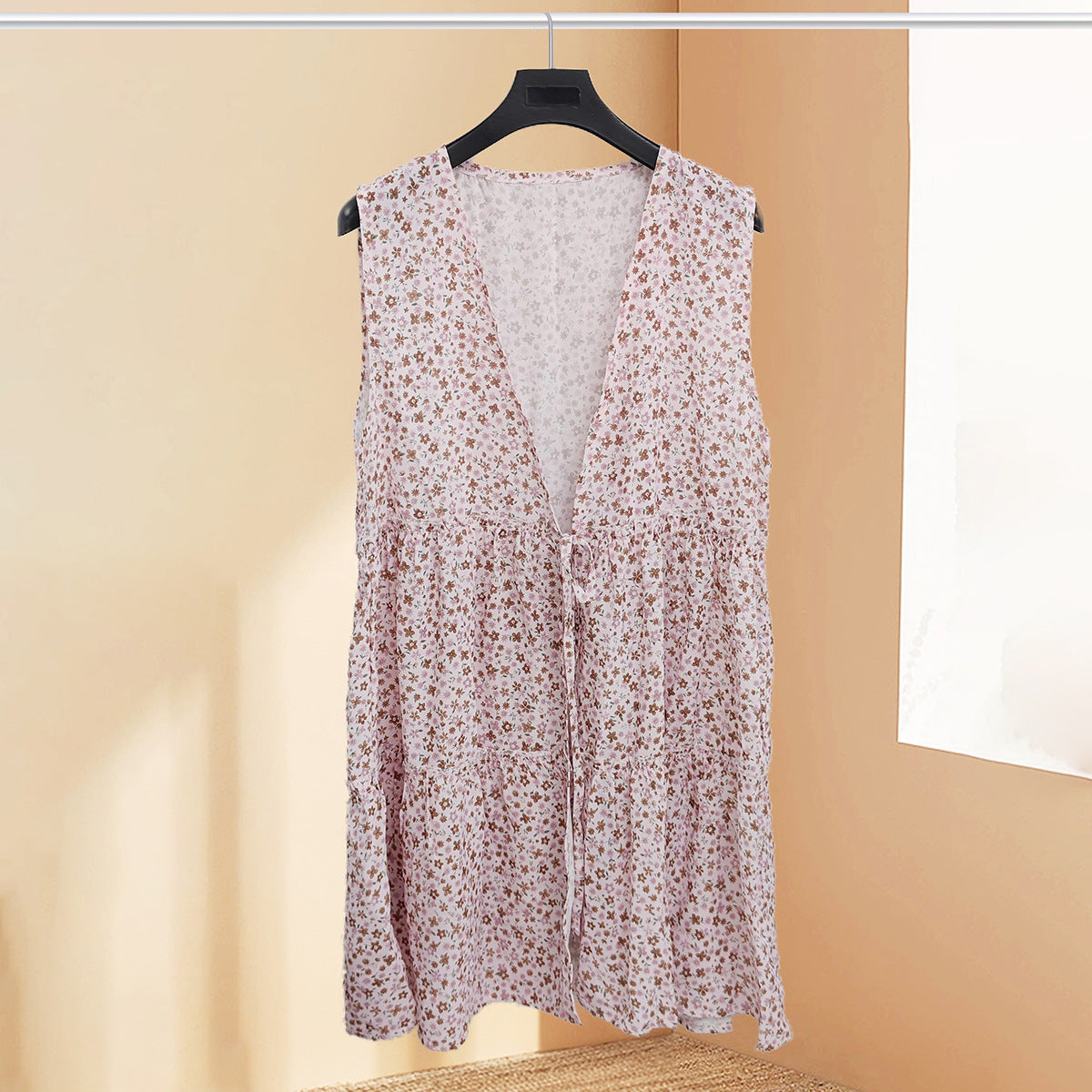 007 Floral Cardigan Beach Bikini Cover-up