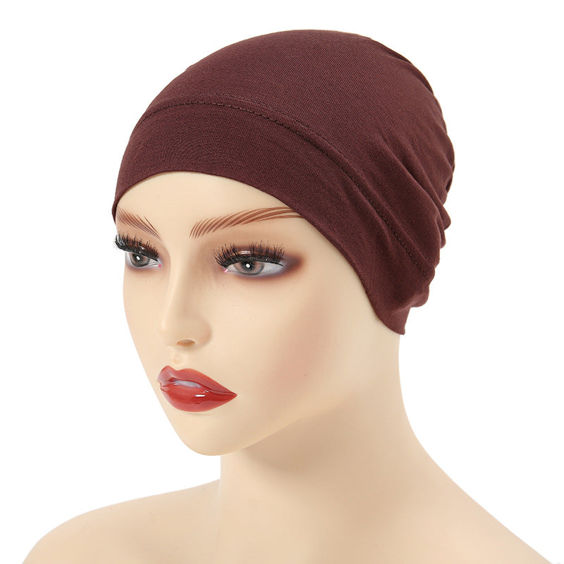 YS012 Gorra de modal de color sólido con parte inferior
