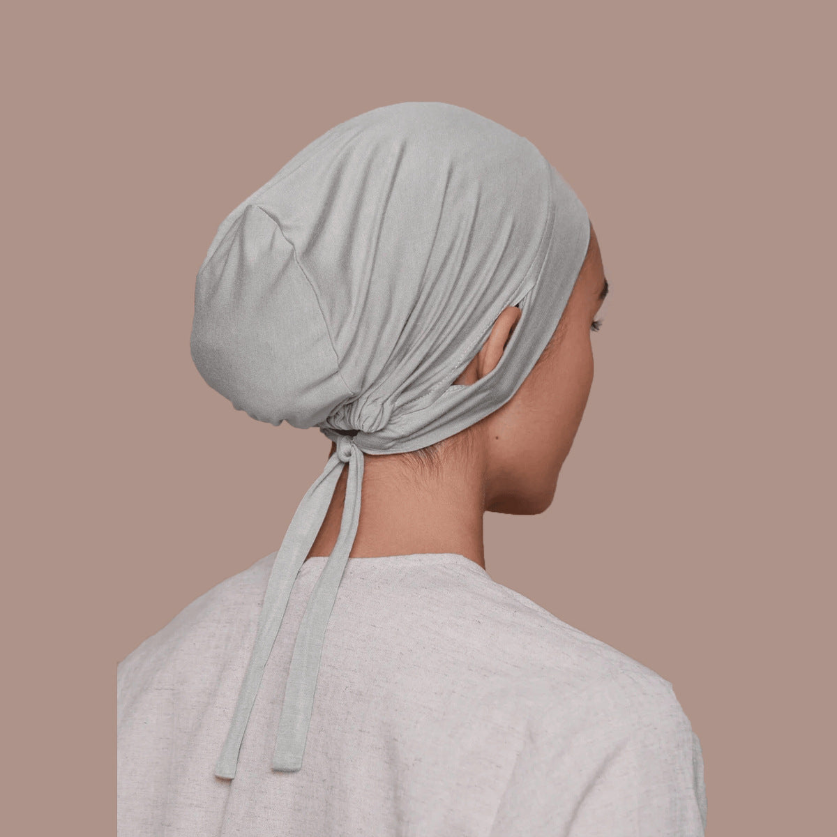QD039 Modal drawstring ear turban hat cap - MinYang Fashion Apparel Accessory Manufacturer