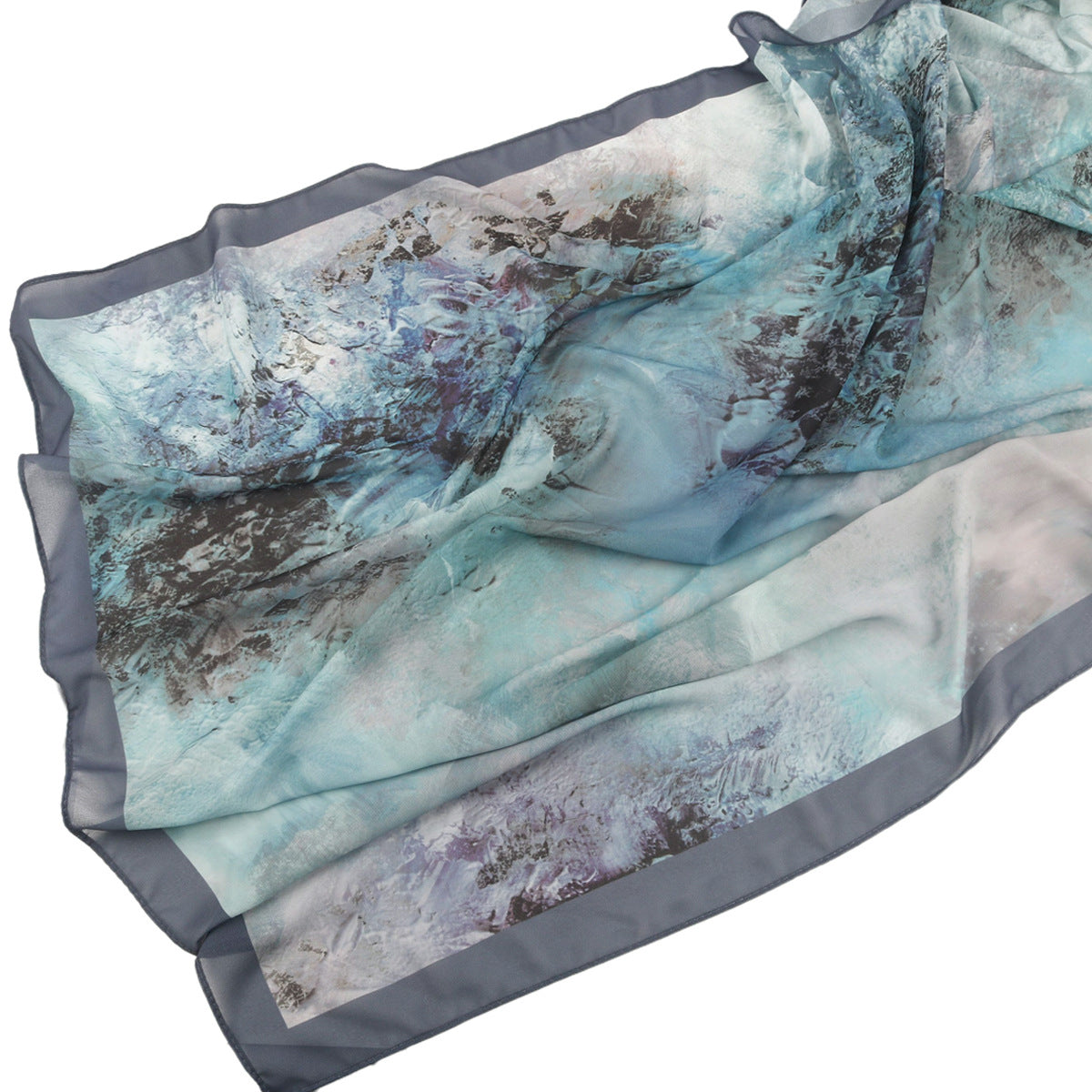 wj054 Printed breathable soft hijab