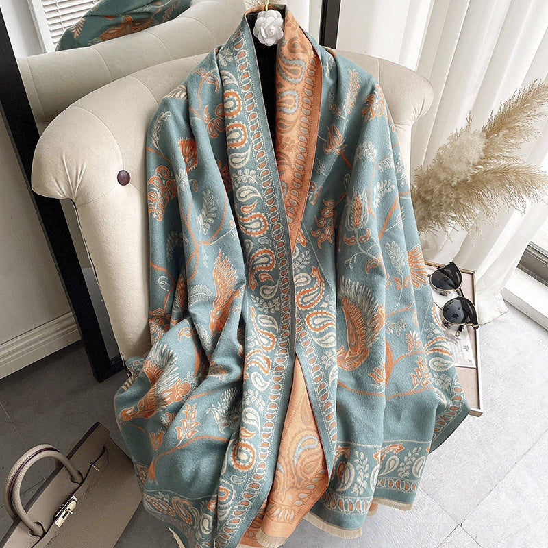 10108 50colors high quality printed winter scarf shawl - MinYang Fashion Apparel Accessory Manufacturer