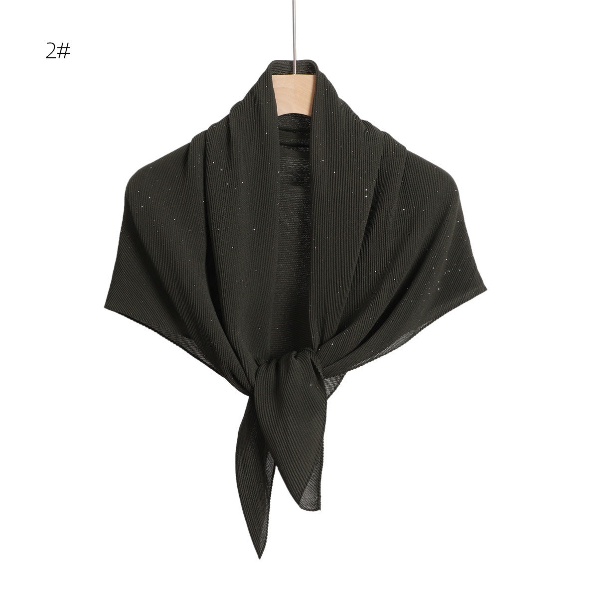 YZ208 90*90plain Chiffon Crumpled Square Scarf Printed spring - MinYang Fashion Apparel Accessory Manufacturer