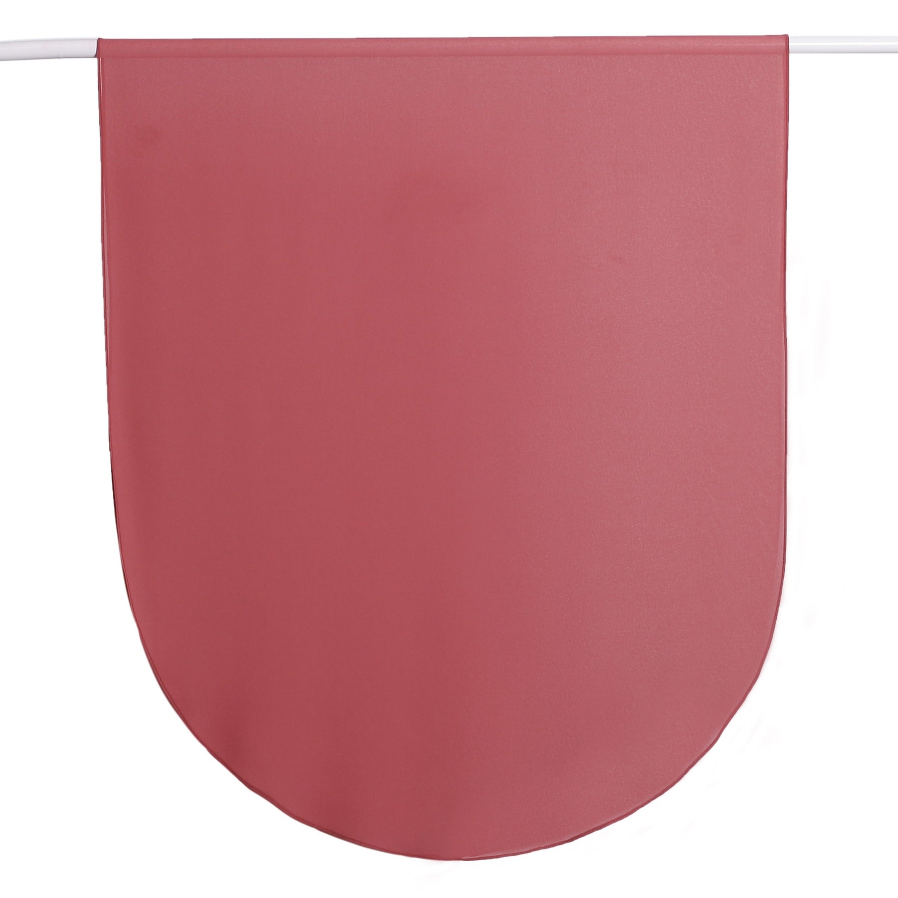 MRYJ01 Rounded hem semi-circular chiffon hijab