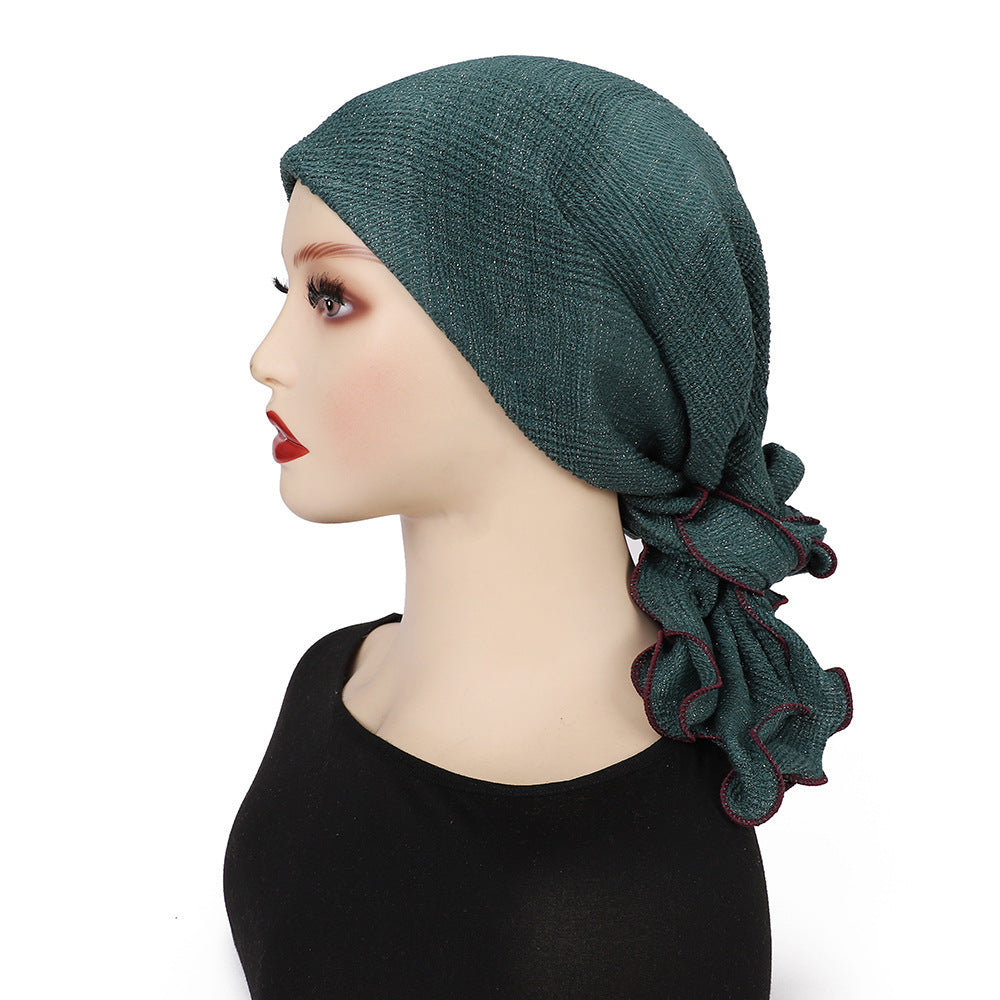 MSL376 Malaysia imitation cotton numb ear scarf 65*65 Printed spring - MinYang Fashion Apparel Accessory Manufacturer