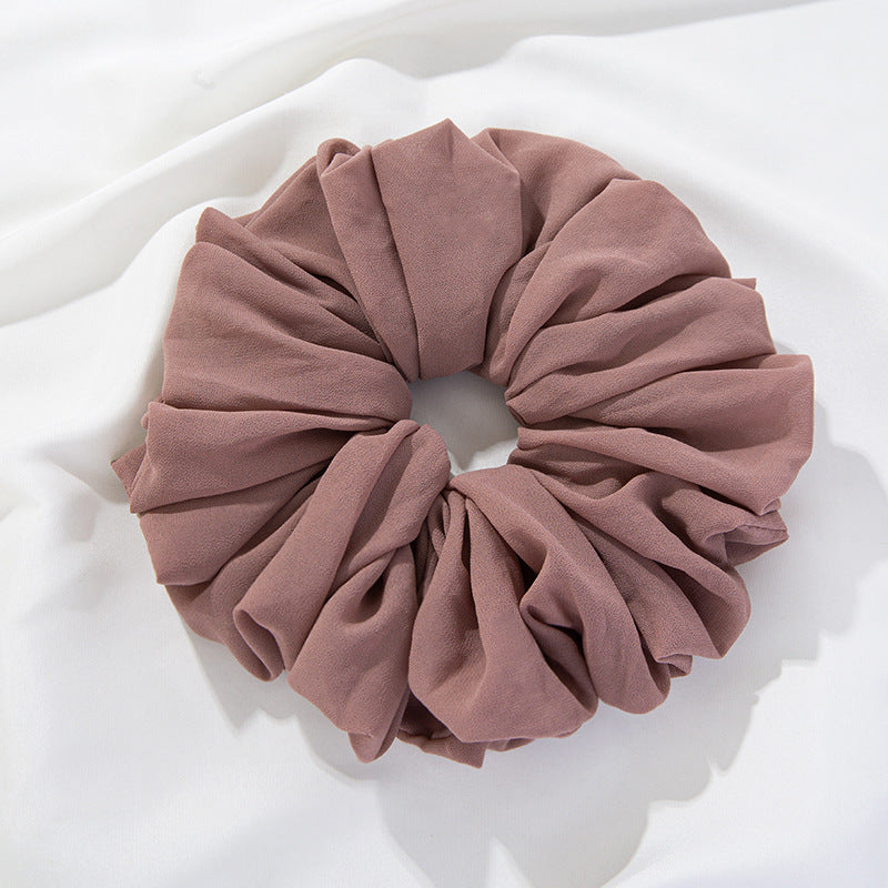 WJA299 Large size ladies' big head bouquet chiffon large intestine circle hairband