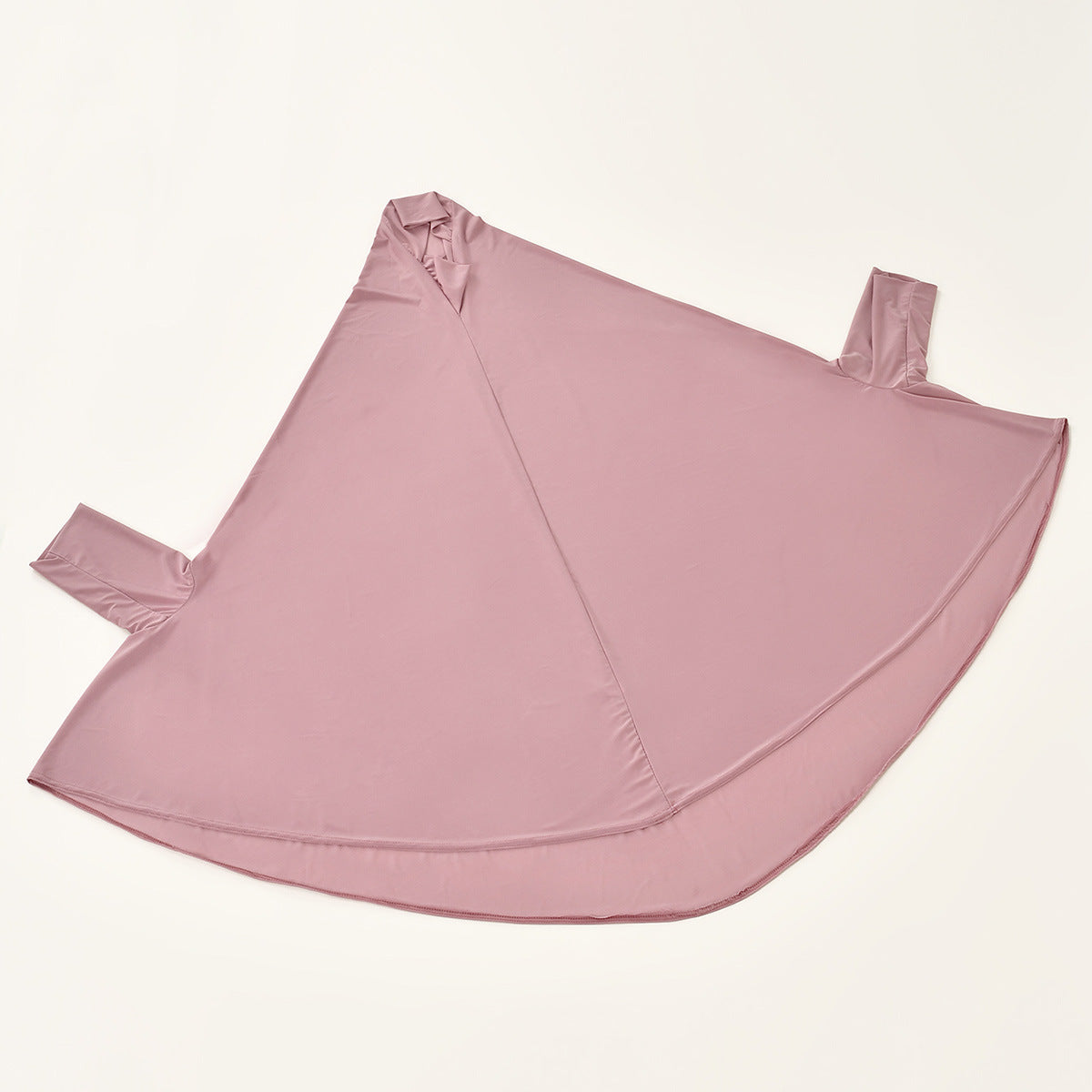 MSL096 Crystal Linen Double Layer Hijab - With Sleeves