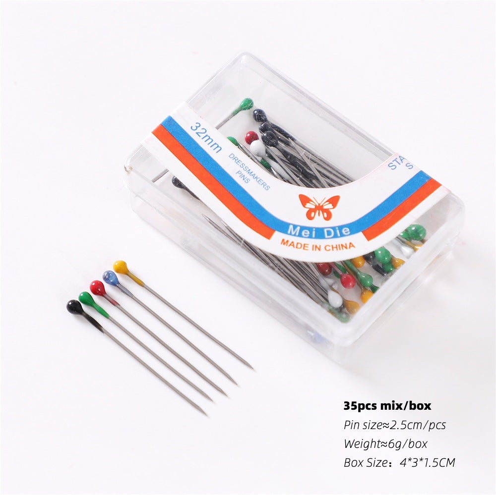 SP66 Simple and compact adjustable black and white color clothing positioning needle plastic needle  hijab  hijab/tudung  plain hijab  hijab pins - MinYang Fashion Apparel Accessory Manufacturer