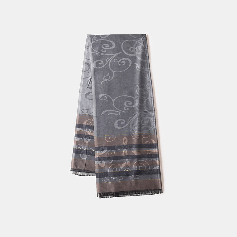 03-9 Striped scarf ethnic style Iranian Turkish hijab/tudung