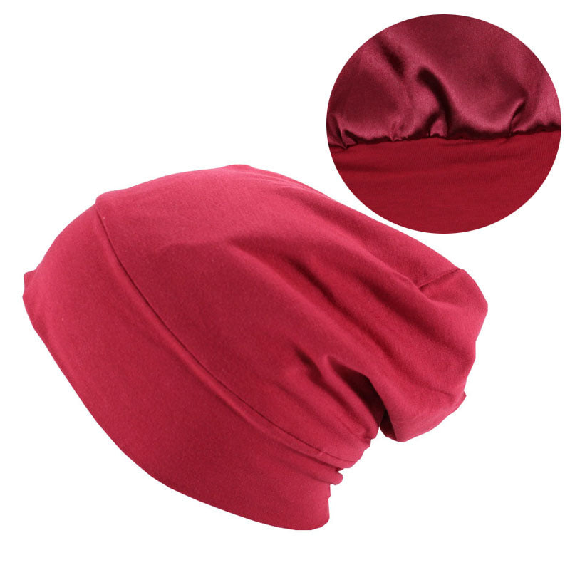 HZM-19303 Bamboo fiber stretch cotton pullover hat cap
