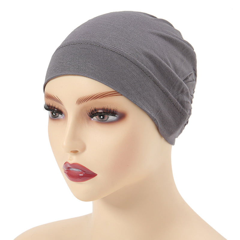 YS012 Gorra de modal de color sólido con parte inferior