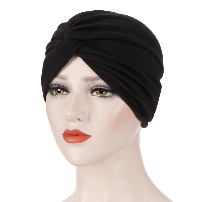 TJM-Twist-off hat plain hijab jersey turban hat - MinYang Fashion Apparel Accessory Manufacturer