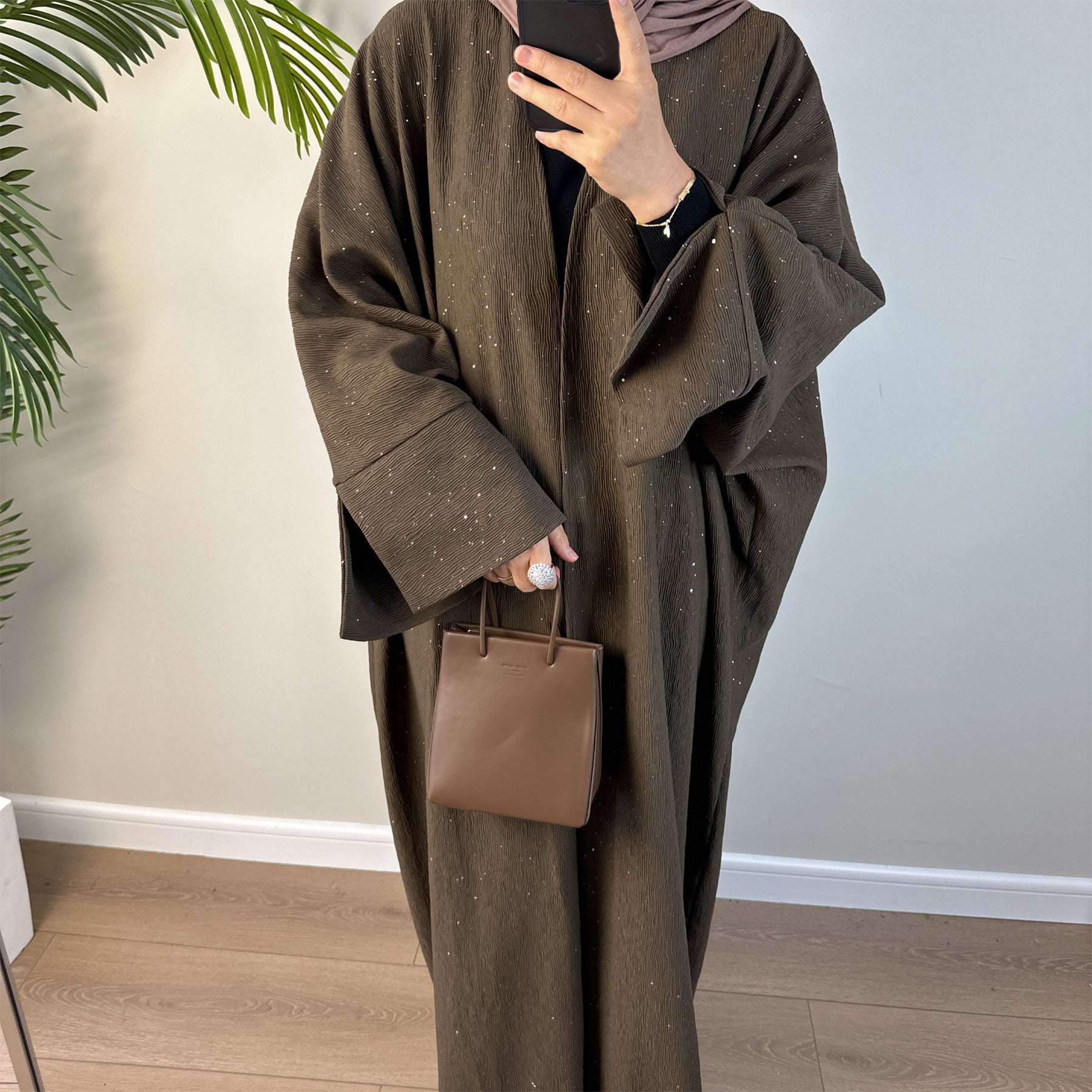LR672 Elegant thickened cardigan for autumn and winter