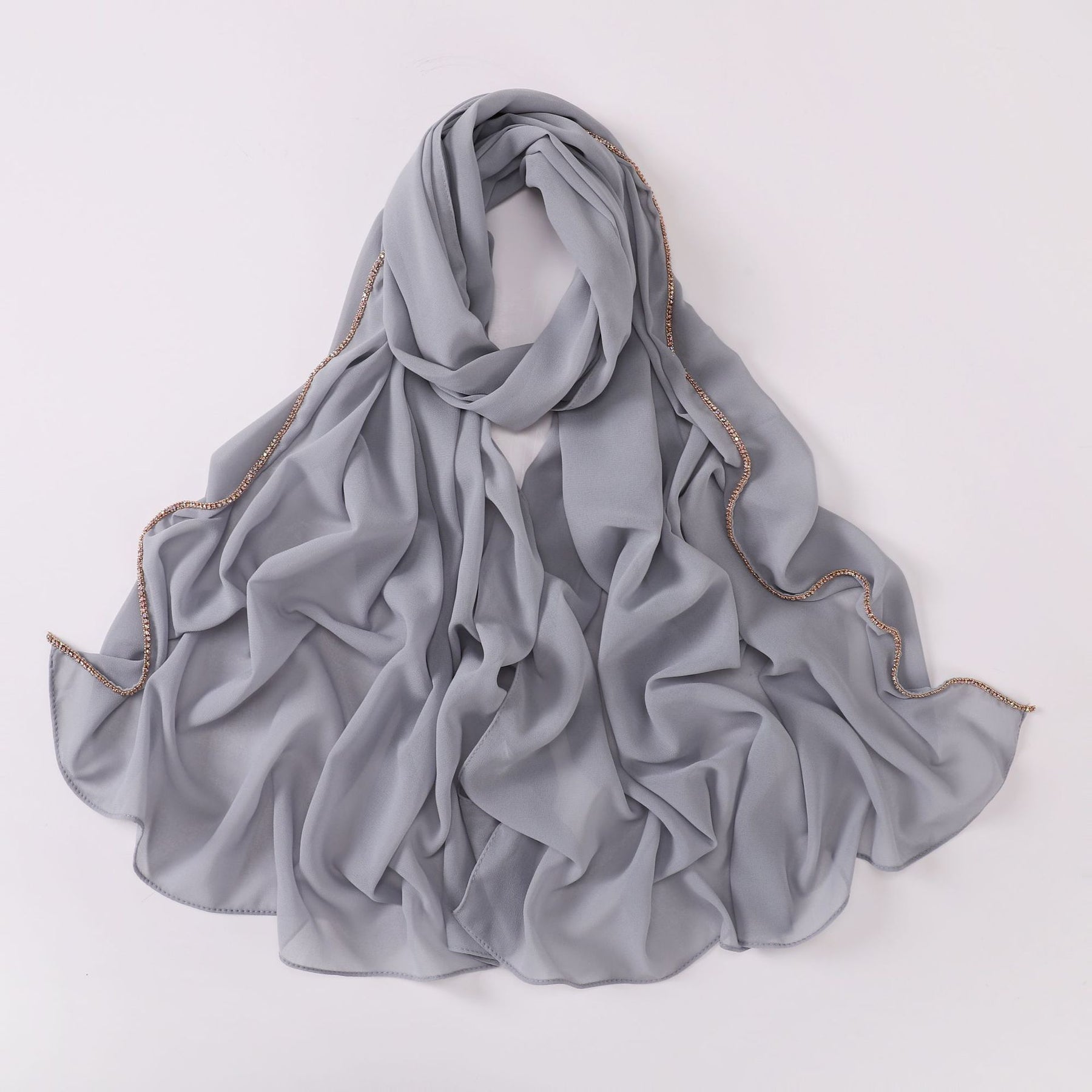 20241019-1  Washable chiffon turban - MOQ:2 - MinYang Fashion Apparel Accessory Manufacturer