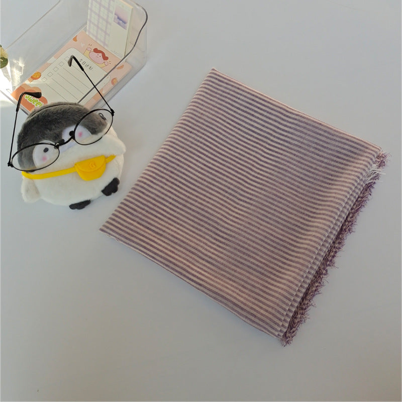 17A75 Polyester cotton casual versatile trendy shawl - MinYang Fashion Apparel Accessory Manufacturer