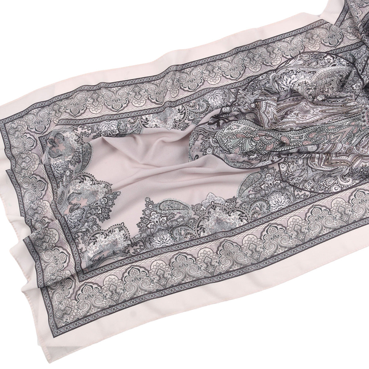 wj054 Printed breathable soft hijab