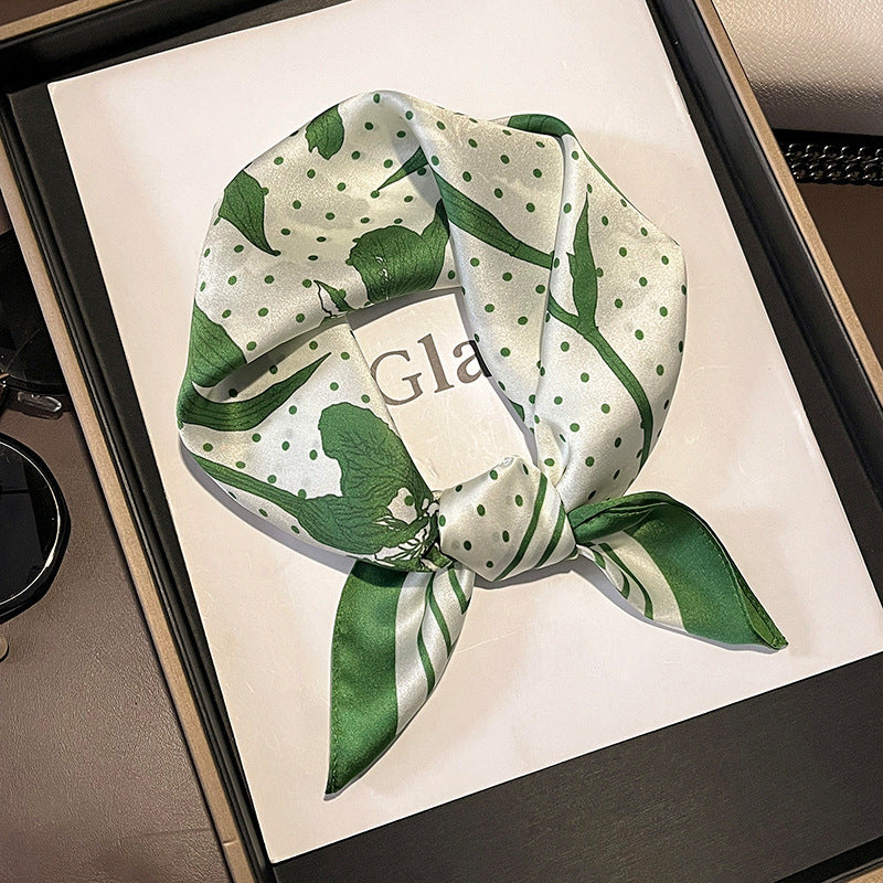 53 Silk Square Scarf 53*53cm Printed ribbon scarf