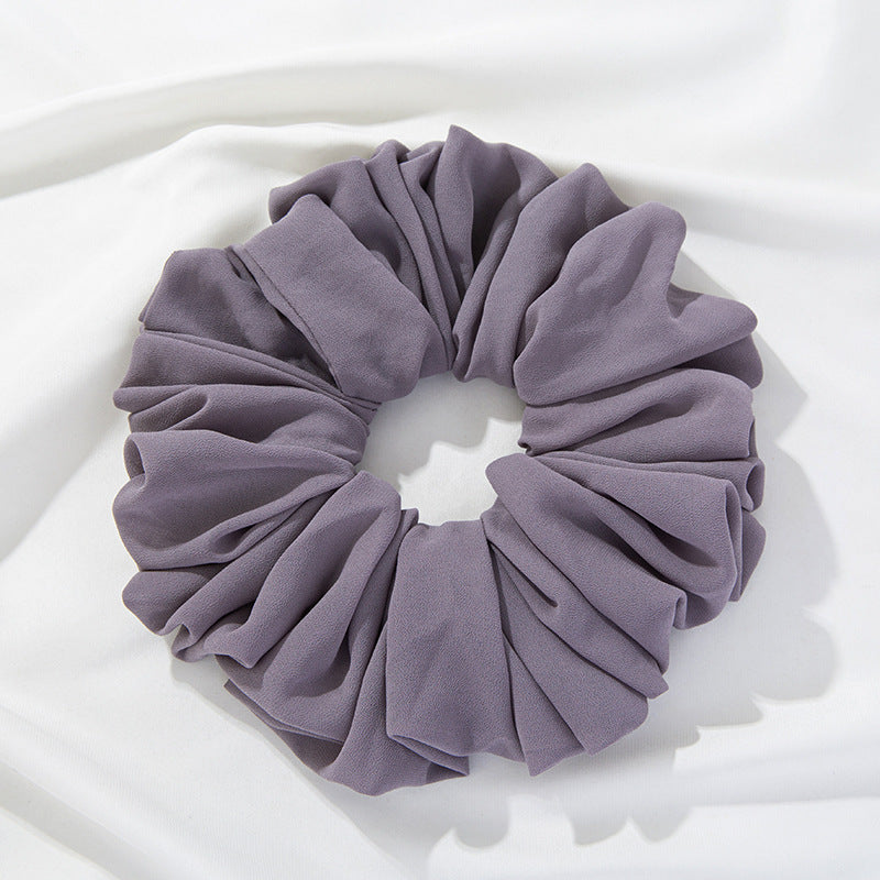 WJA299 Large size ladies' big head bouquet chiffon large intestine circle hairband