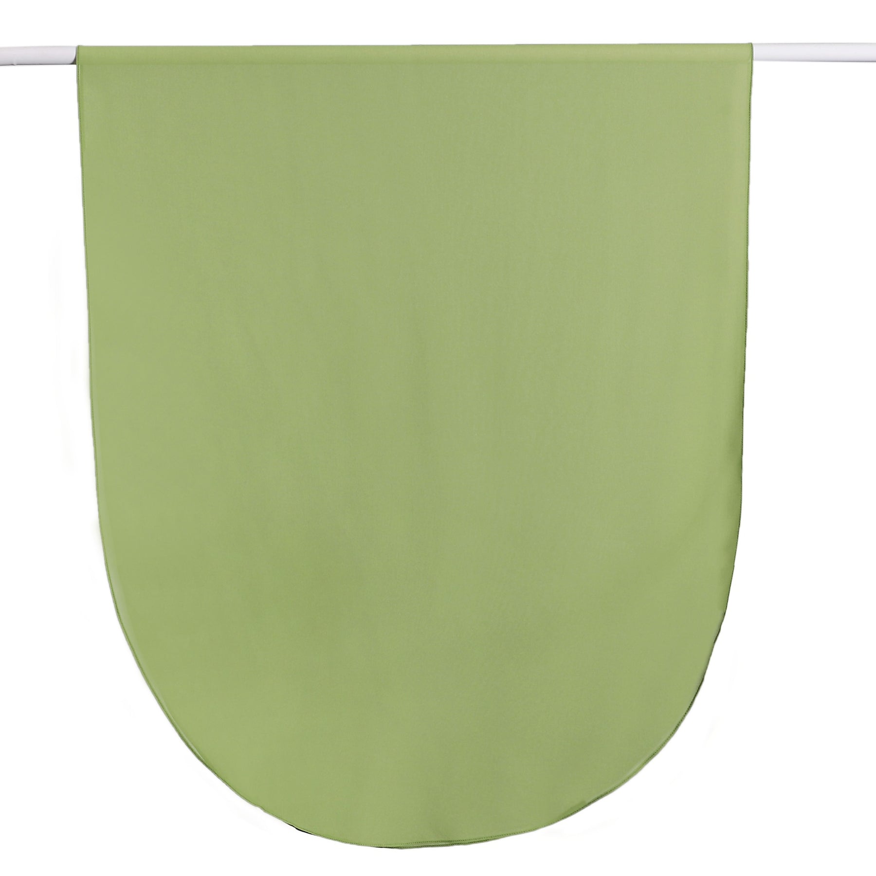 MRYJ01 Rounded hem semi-circular chiffon hijab