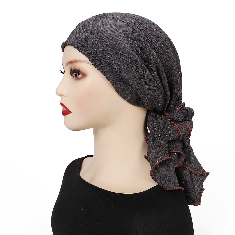 MSL376 Malaysia imitation cotton numb ear scarf 65*65 Printed spring - MinYang Fashion Apparel Accessory Manufacturer