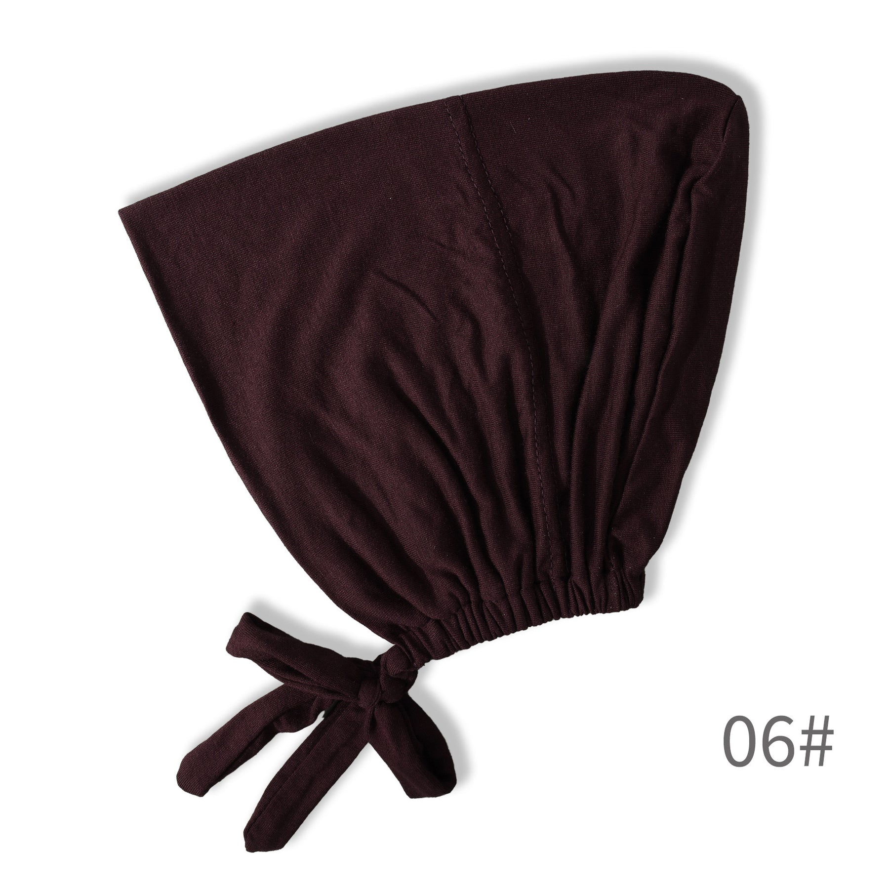 BD-01 Adjustable mercerized cotton jersey strap Muslim hat bottom cap
