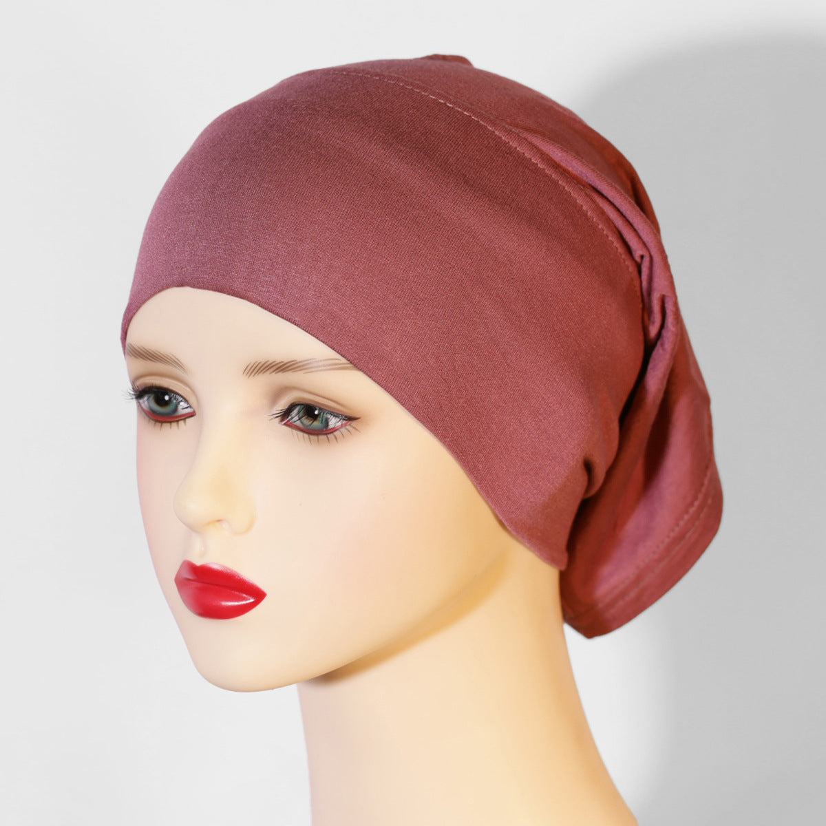 KGN-01 Women's pure cotton elastic breathable solid color hijab cap - MinYang Fashion Apparel Accessory Manufacturer