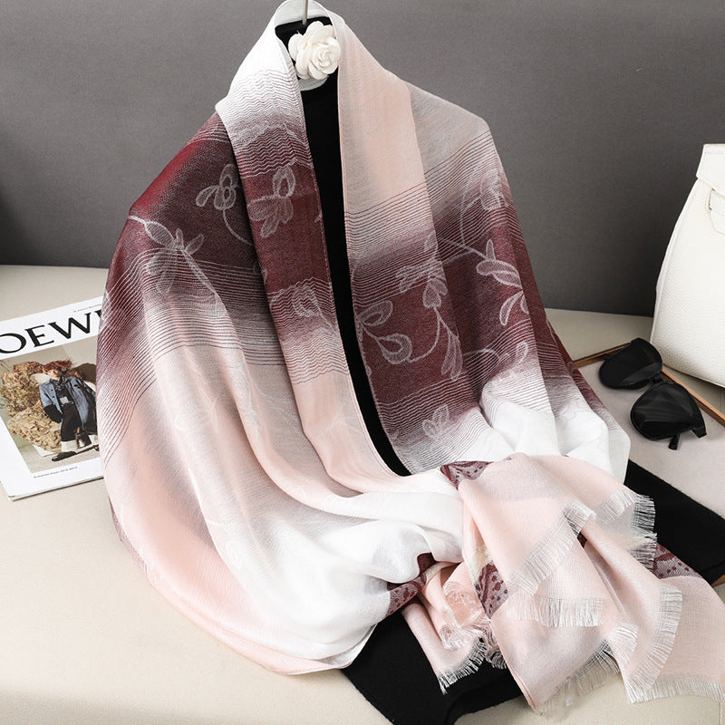 MY33 Autumn High Quality Cashmere Shawl Scarf - MinYang Fashion Apparel Accessory Manufacturer