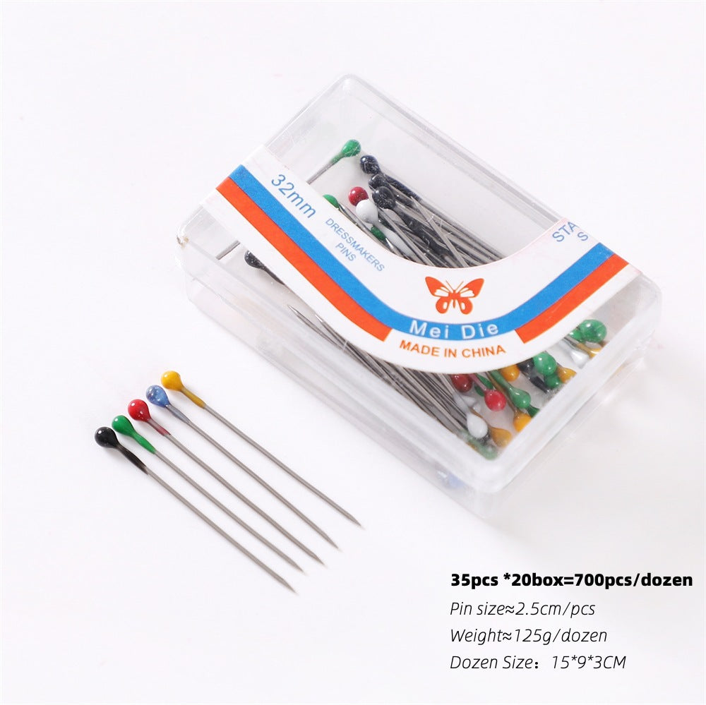 SP66 Simple and compact adjustable black and white color clothing positioning needle plastic needle  hijab  hijab/tudung  plain hijab  hijab pins - MinYang Fashion Apparel Accessory Manufacturer