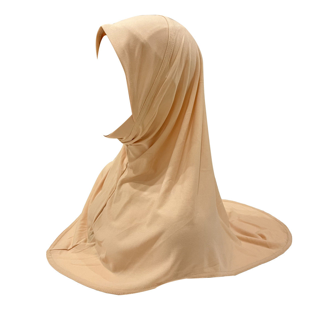 H304  good fabric triangular shape chin hijab for kids 5-10 years old size S Child - MinYang Fashion Apparel Accessory Manufacturer