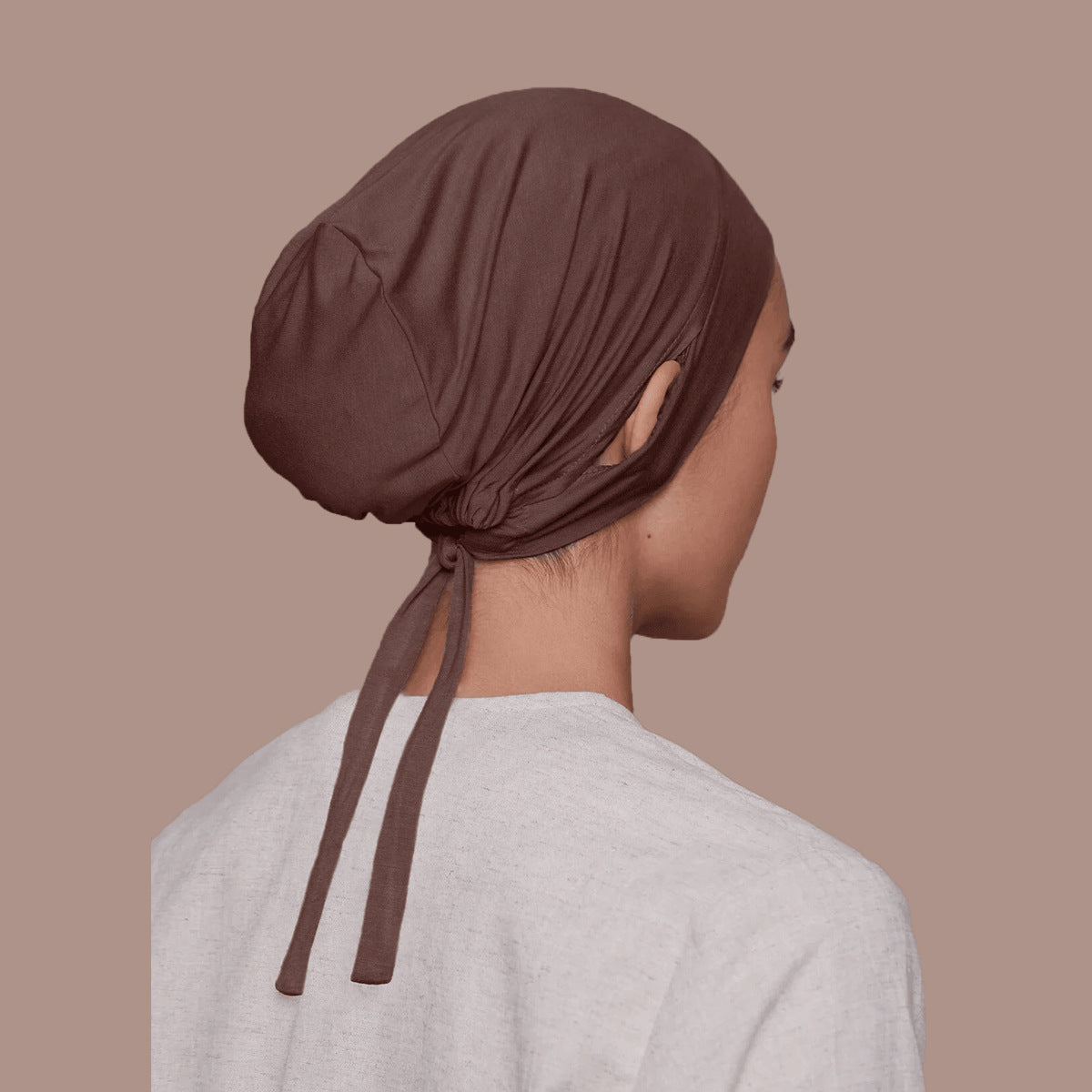 QD039 Modal drawstring ear turban hat cap - MinYang Fashion Apparel Accessory Manufacturer