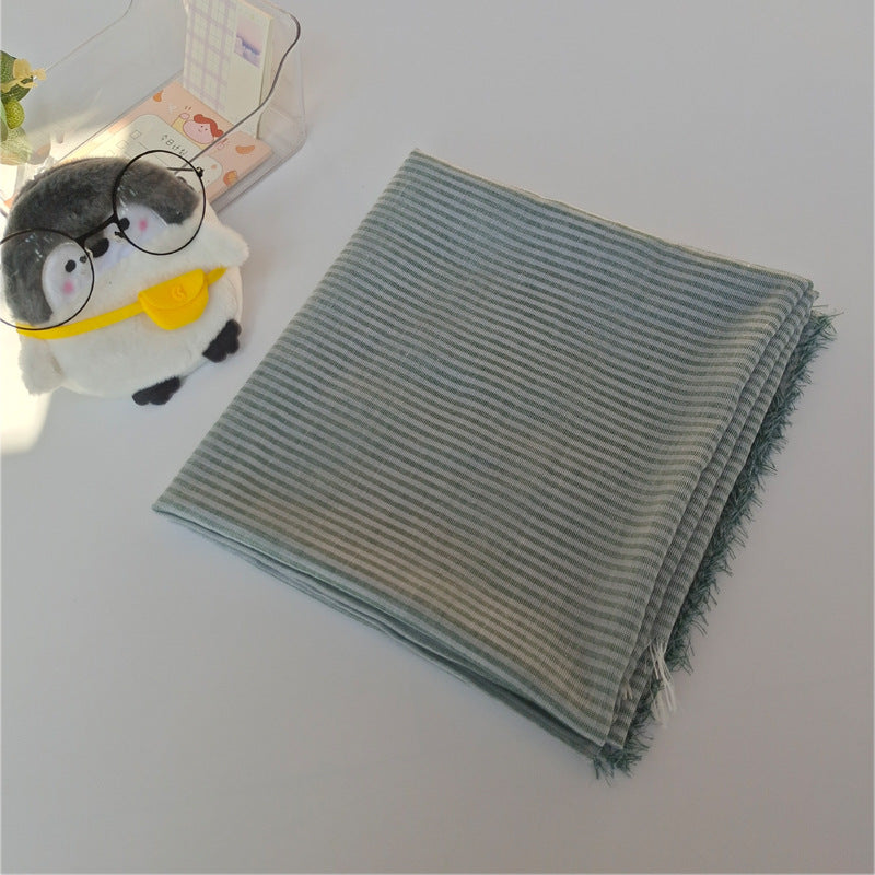 17A75 Polyester cotton casual versatile trendy shawl - MinYang Fashion Apparel Accessory Manufacturer
