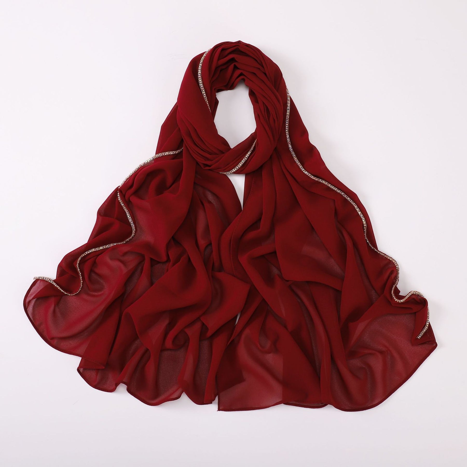 20241019-1  Washable chiffon turban - MOQ:2 - MinYang Fashion Apparel Accessory Manufacturer