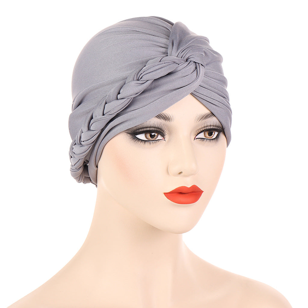 M03 fashion plain hijab turban hat - MinYang Fashion Apparel Accessory Manufacturer