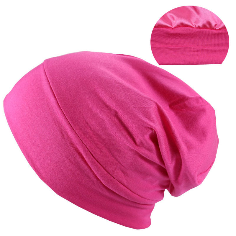 HZM-19303 Bamboo fiber stretch cotton pullover hat cap
