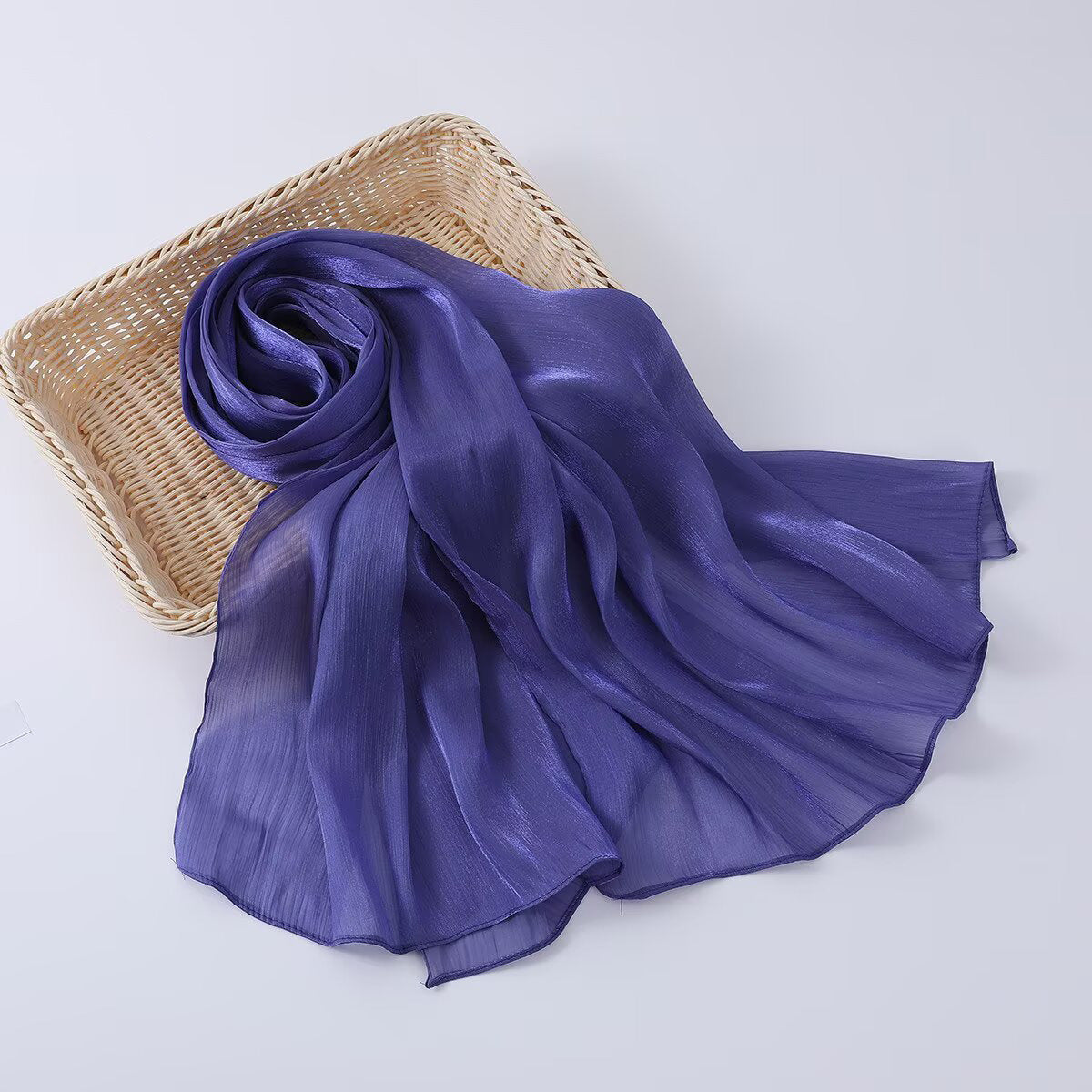 G690 Bright silk fabric breathable cool hijab