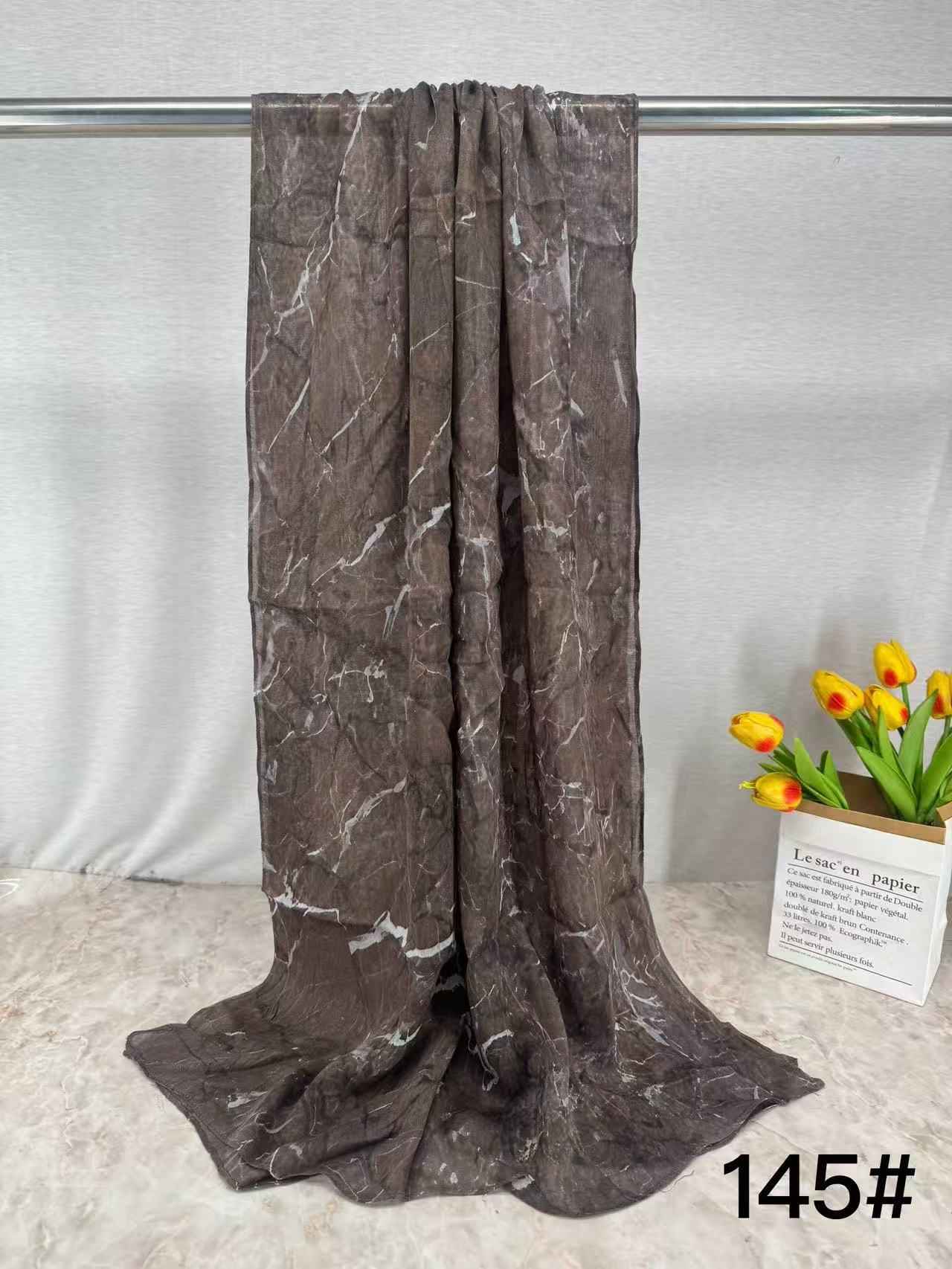 HY013 Printed modal Muslim hijab