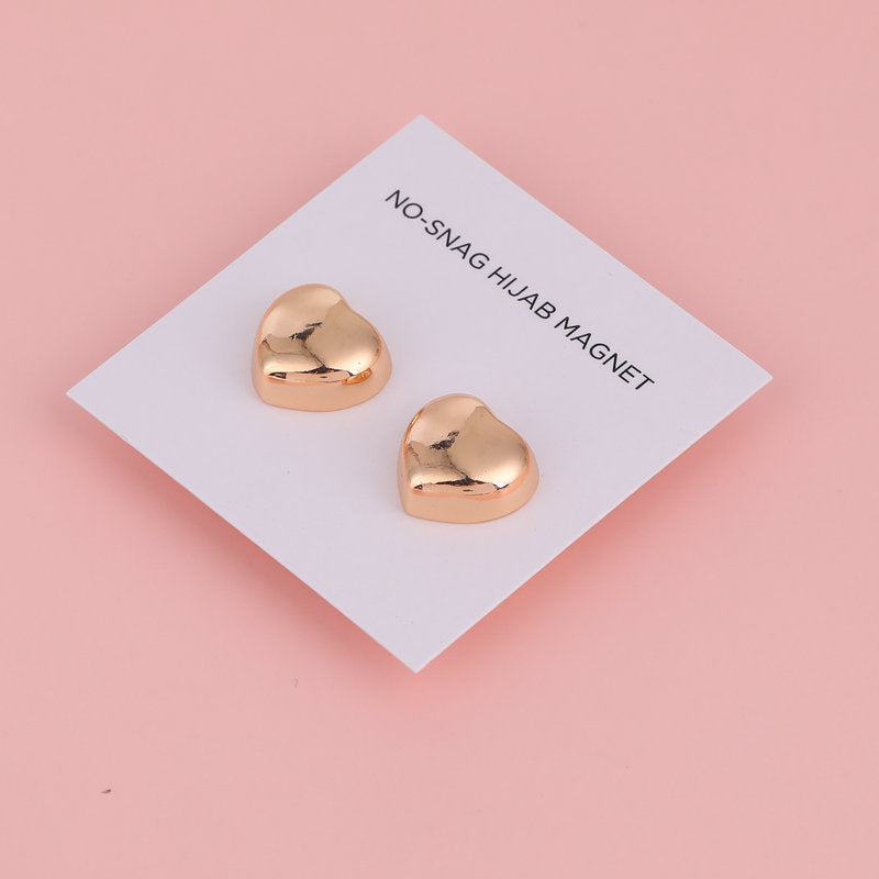 DJ01 Fashion girls magnetic buckle ladies fresh and cute silk scarf buckle Korean temperament brooch plain hijab Pins Magnet hijab/tudung - MinYang Fashion Apparel Accessory Manufacturer