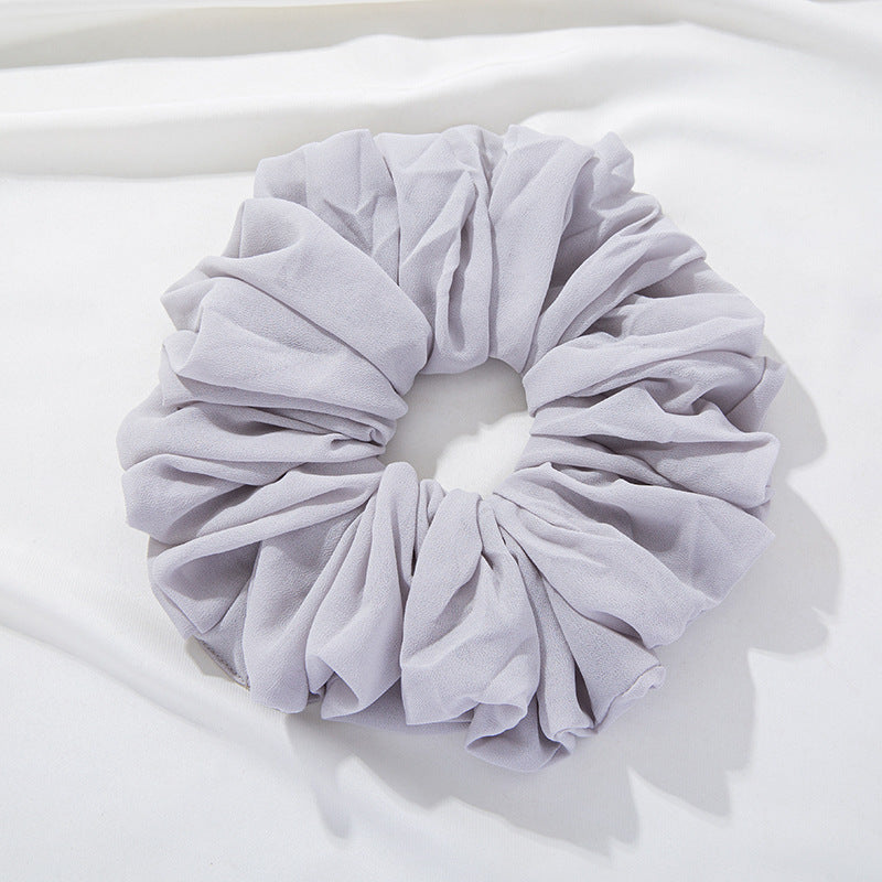 WJA299 Large size ladies' big head bouquet chiffon large intestine circle hairband