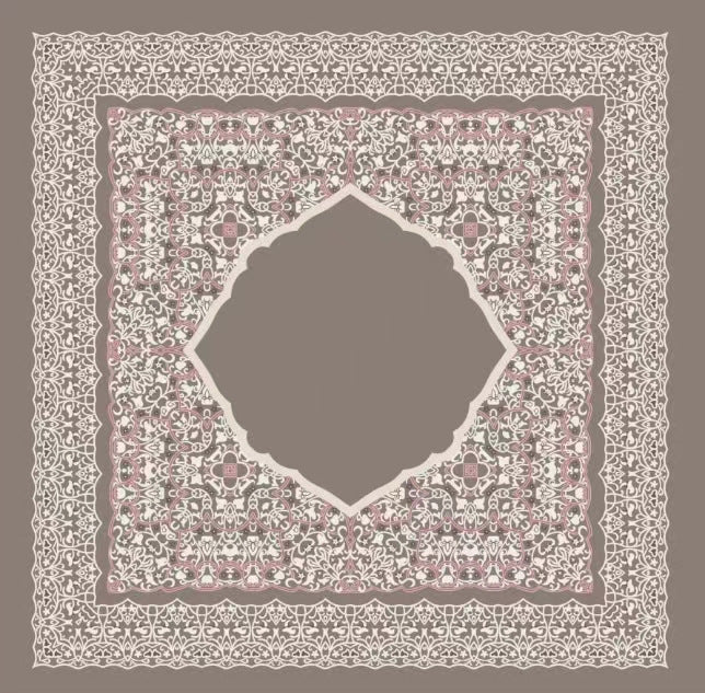 TE36-067-D Malay Tencel Cotton Square Scarf 110*110cm