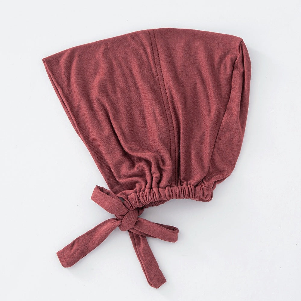 WJA351 Modal elastic adjustable solid color small hat cap - MinYang Fashion Apparel Accessory Manufacturer