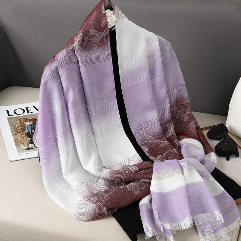 MY33 Autumn High Quality Cashmere Shawl Scarf - MinYang Fashion Apparel Accessory Manufacturer