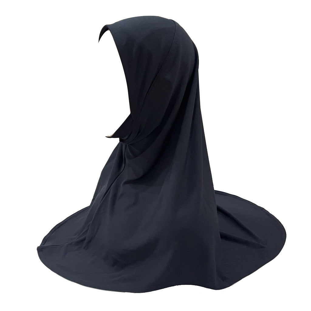 H304  good fabric triangular shape chin hijab for kids 5-10 years old size S Child - MinYang Fashion Apparel Accessory Manufacturer