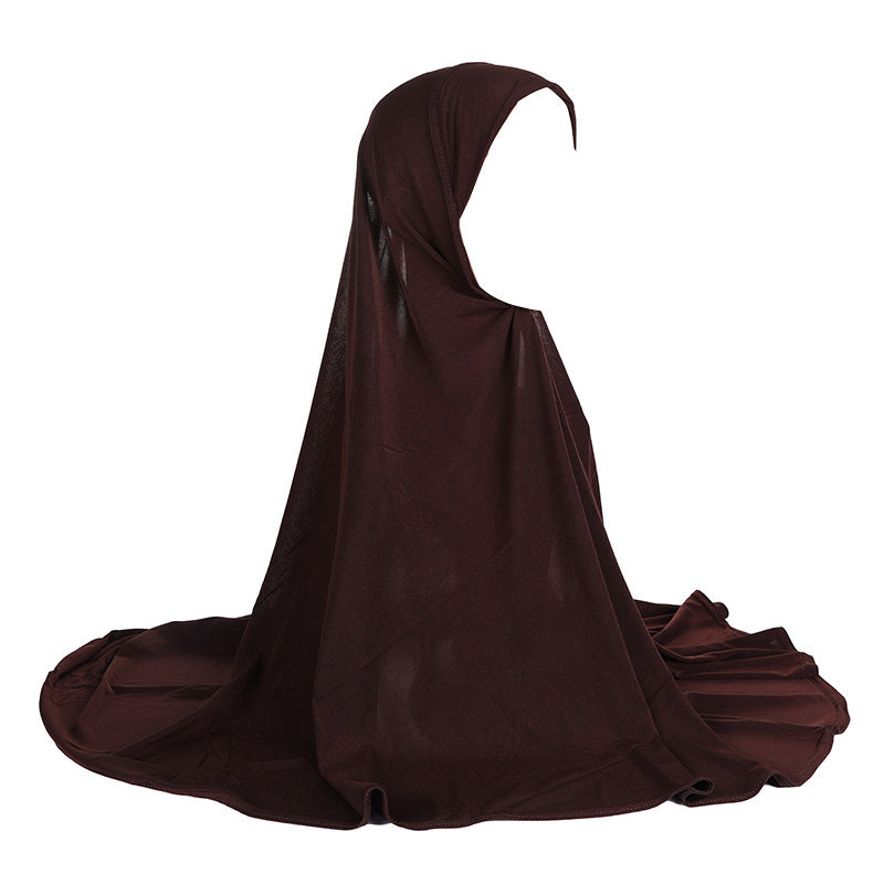 H023 big size instant hijab - MinYang Fashion Apparel Accessory Manufacturer