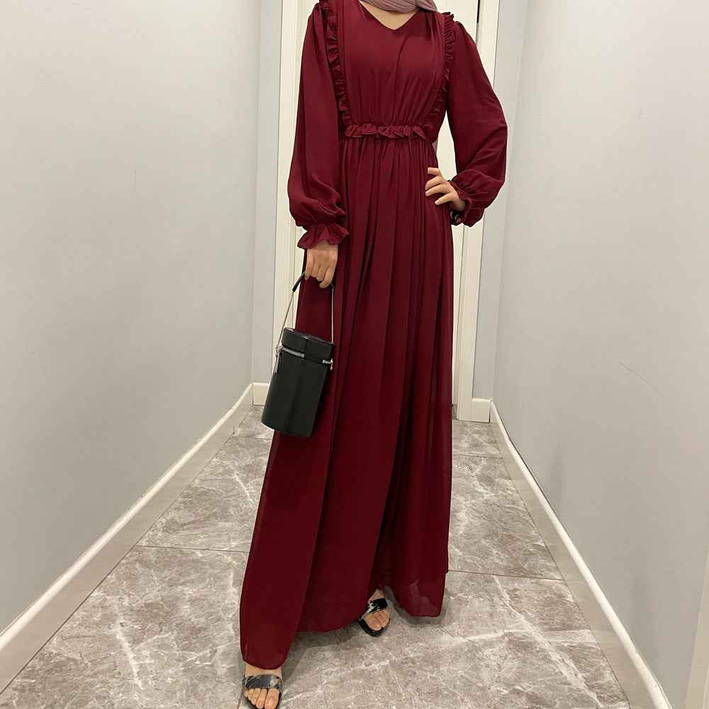 1340 chiffon muslim long dress
