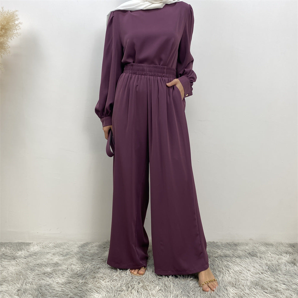 2335+9003 Loose casual Muslim suit